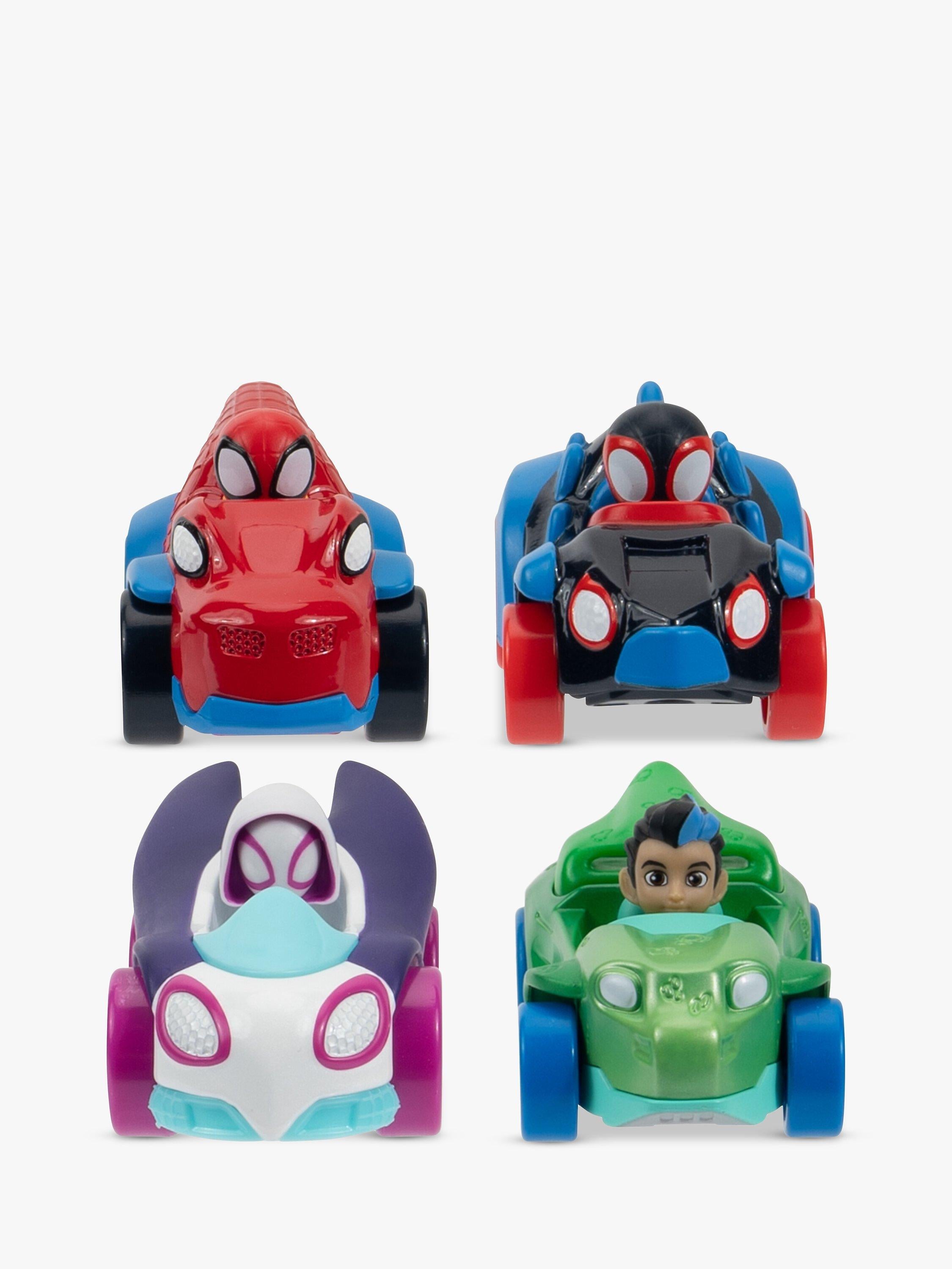 Spidey and His Amazing Friends vehicles 4 pack die-cast toys - British product