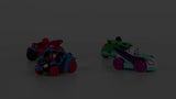 Spidey and His Amazing Friends vehicles 4 pack die-cast toys - British product
