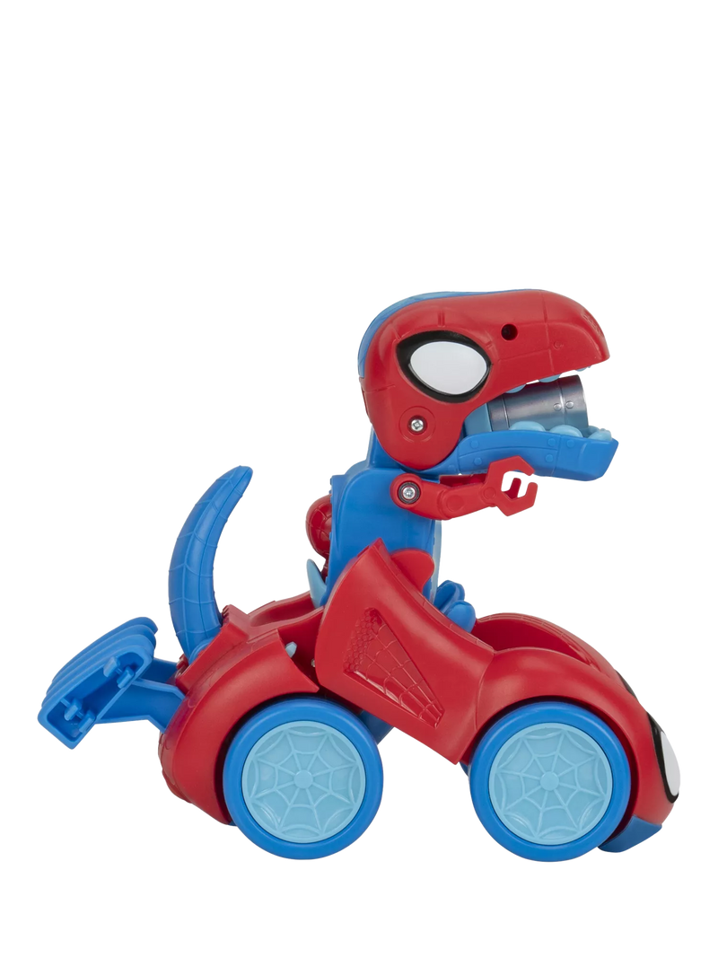 Spidey And His Amazing Friends Spidey-Rex Racer 2-in-1 vehicle toy, UK version