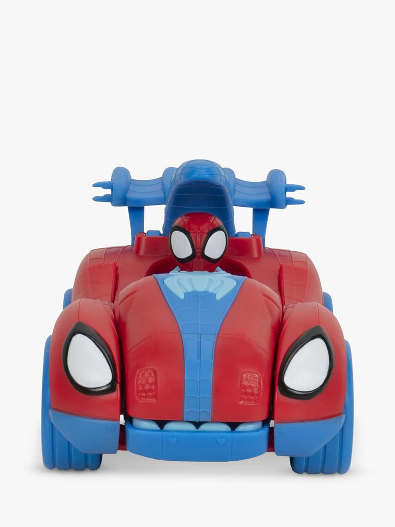 Spidey And His Amazing Friends Spidey-Rex Racer 2-in-1 vehicle toy, UK version