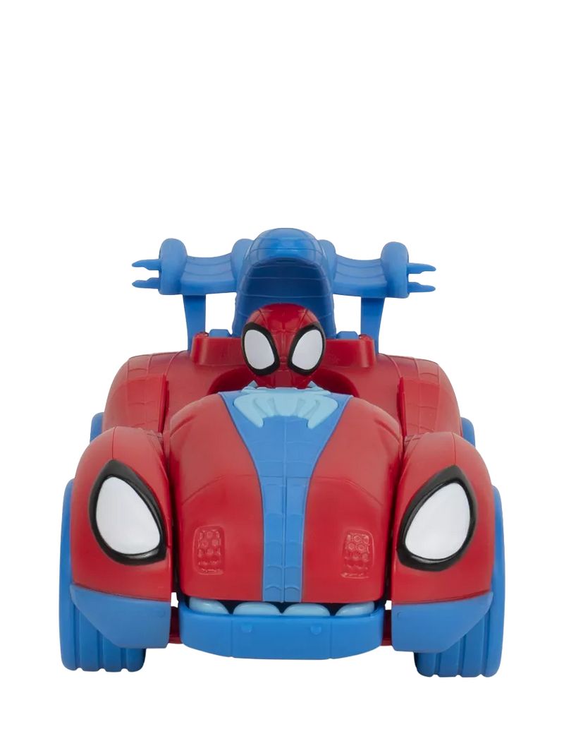 Spidey And His Amazing Friends Spidey-Rex Racer 2-in-1 vehicle toy, UK version