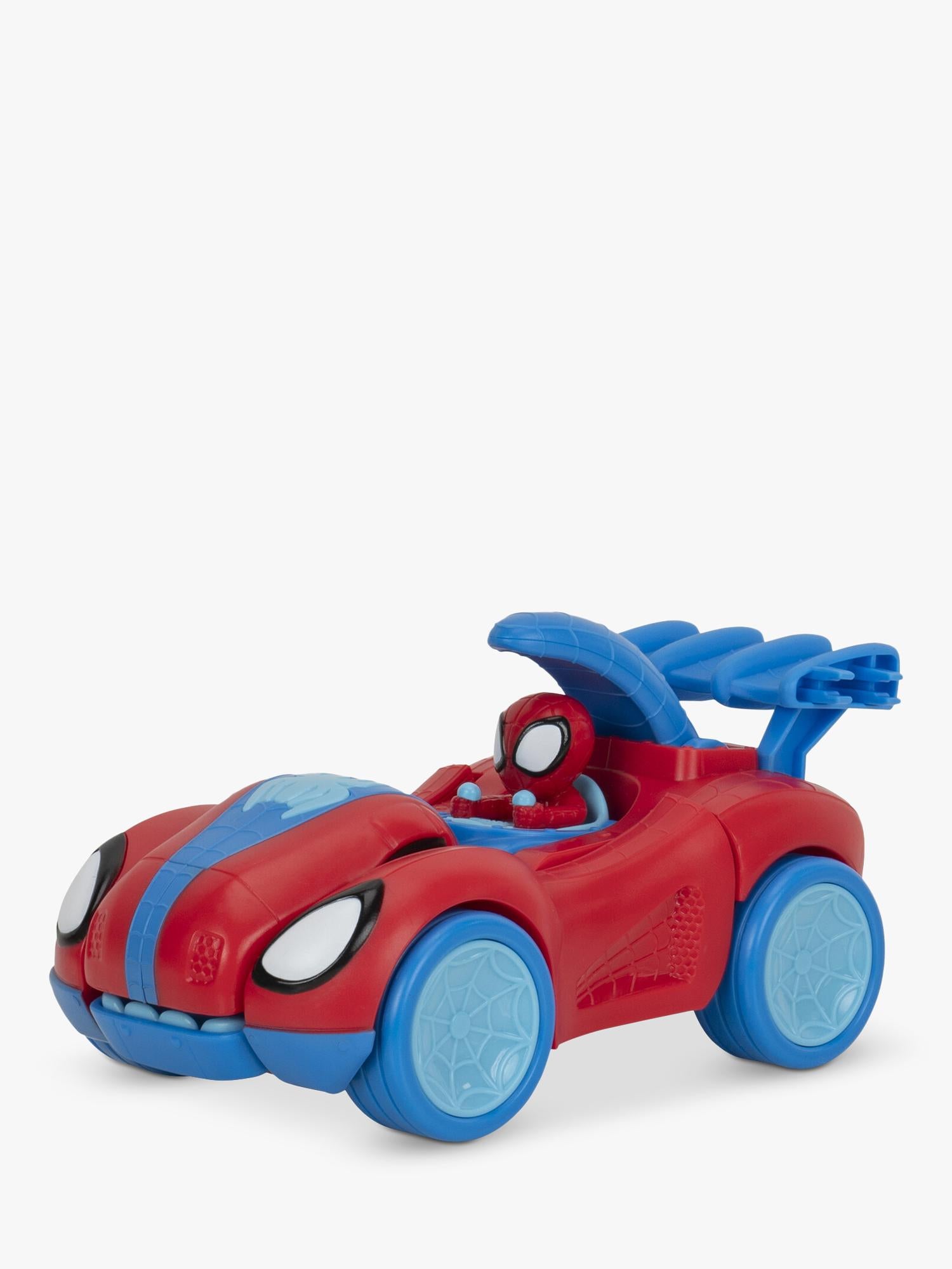 Spidey And His Amazing Friends Spidey-Rex Racer 2-in-1 vehicle toy, UK version