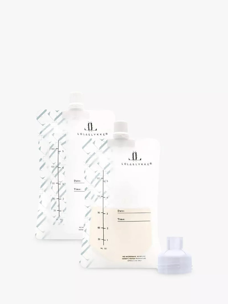 Lola&Lykke breast pump set with cooler bag and storage bags, UK version