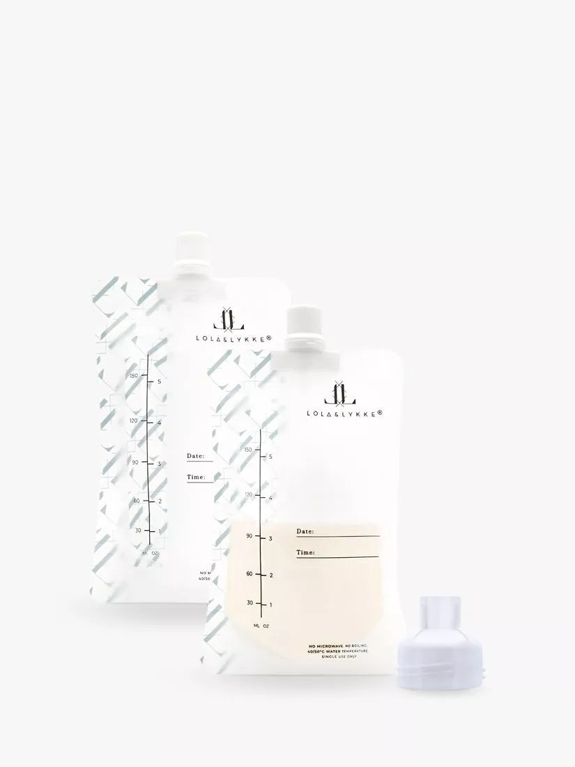 Lola&Lykke breast pump and milk storage bags set, UK version
