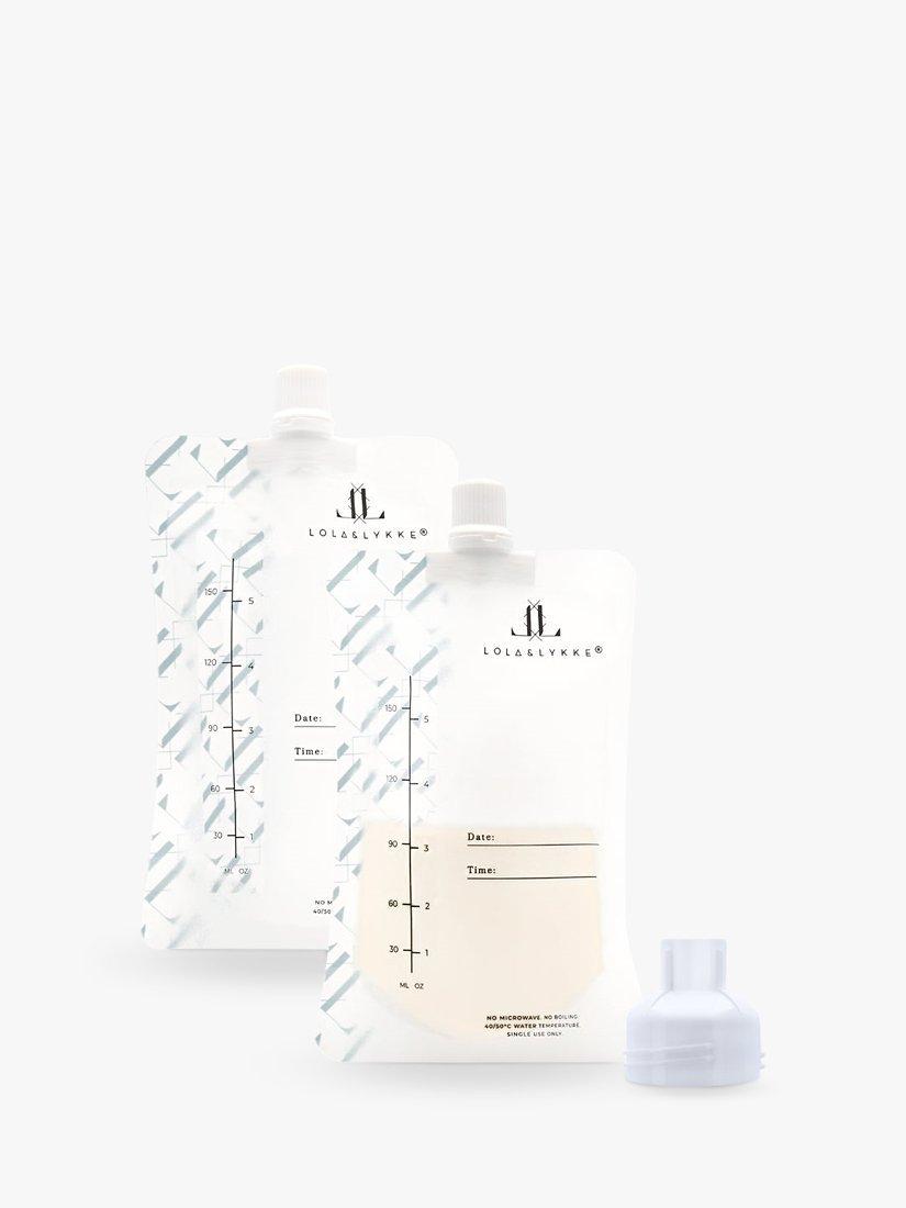 Lola&Lykke breast pump and milk storage bags set, UK version