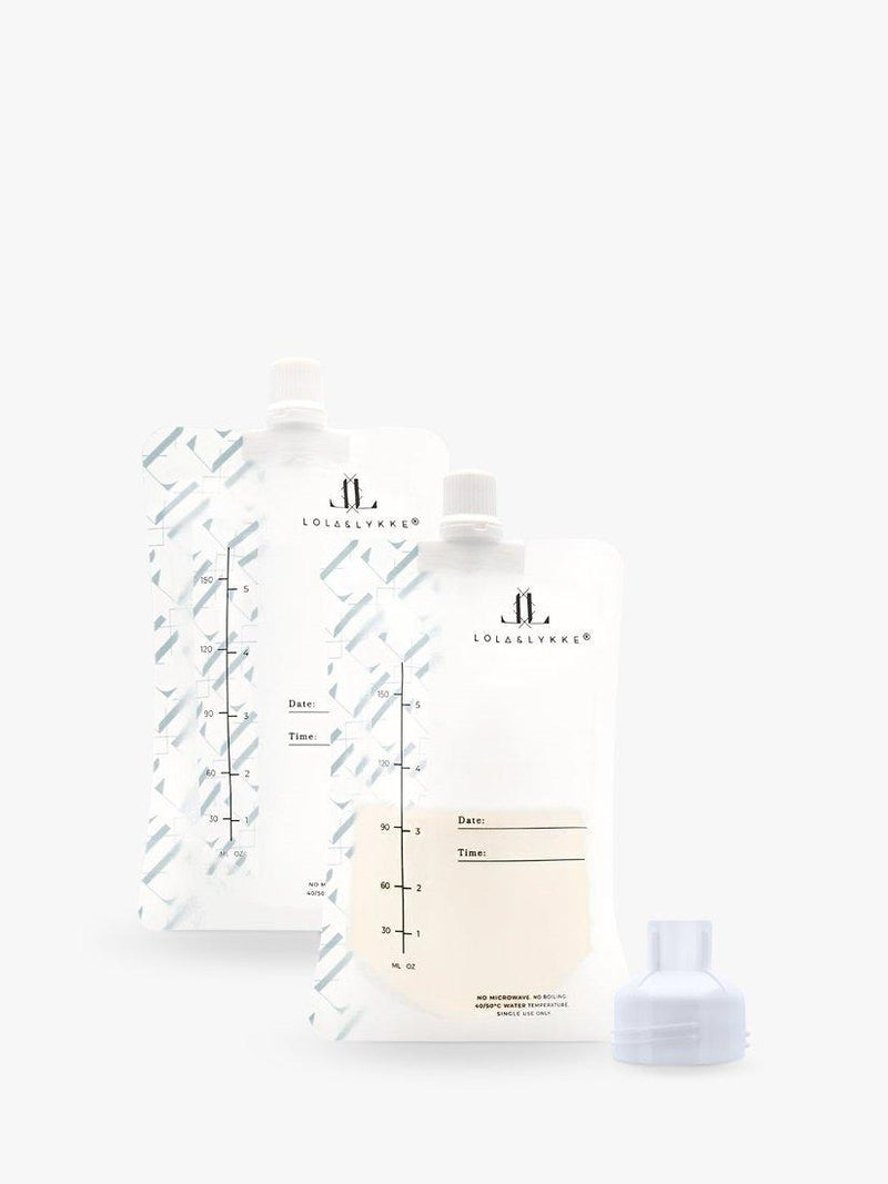 Lola&Lykke breast pump and milk storage bags set, UK version