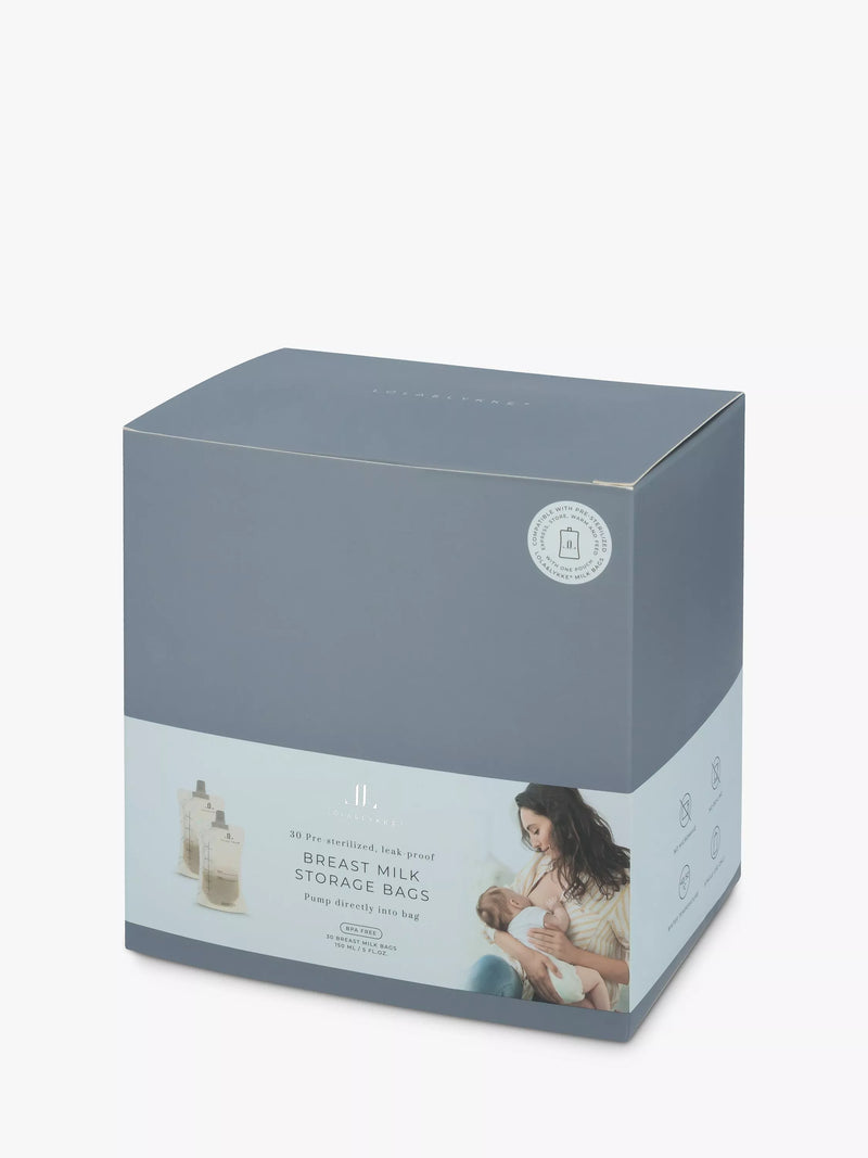 Lola&Lykke breast milk storage bags pack of 30, UK version
