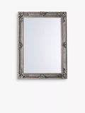 Gallery Direct Denver Baroque wall mirror silver 109.5x79cm, UK version