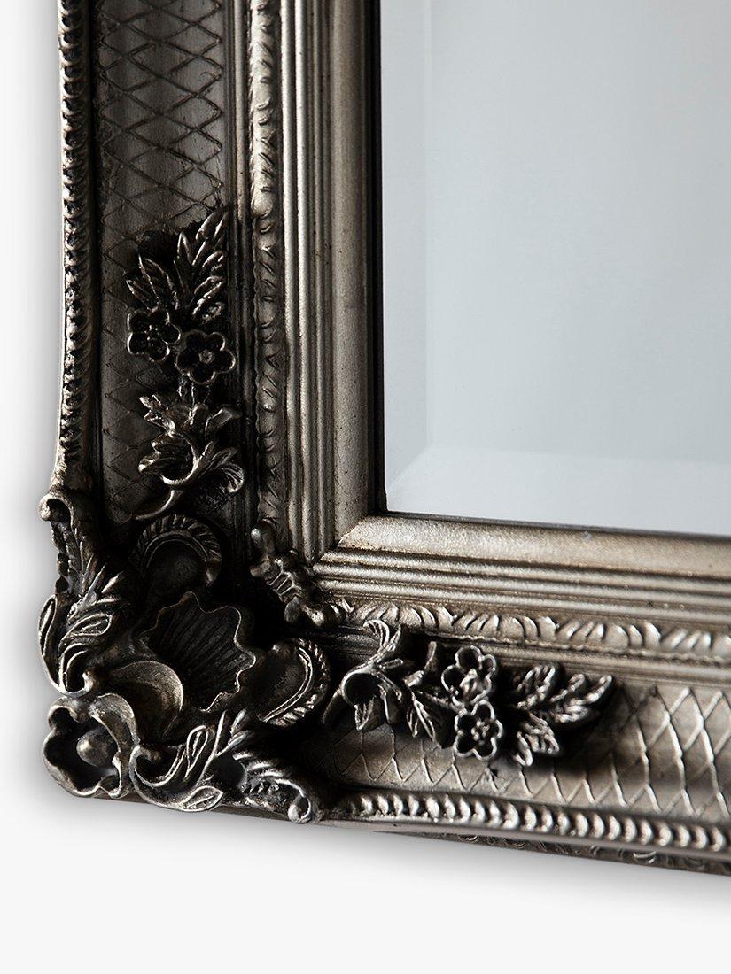 Gallery Direct Denver Baroque wall mirror silver 109.5x79cm, UK version