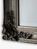 Gallery Direct Denver Baroque wall mirror silver 109.5x79cm, UK version