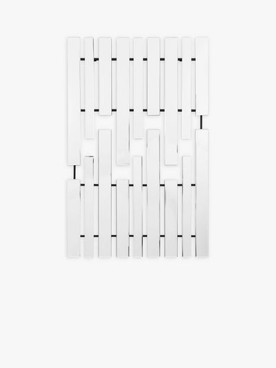 John Lewis Gallery Direct Selma Bevelled Glass Wall Mirror, Clear/Black, 120 x 77cm- Buy online at McGrocer