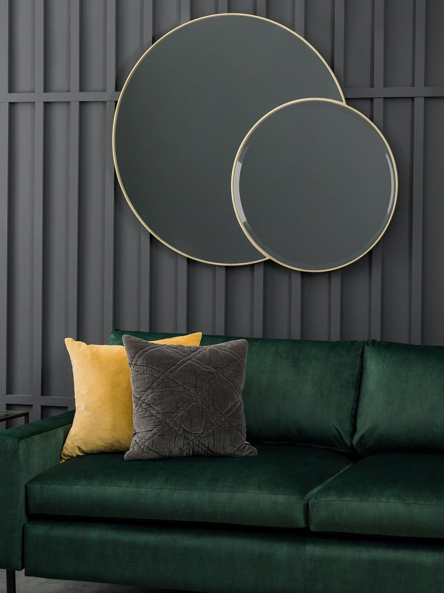 Gallery Direct Lodi wall mirror 90 x 111cm, imported from the UK