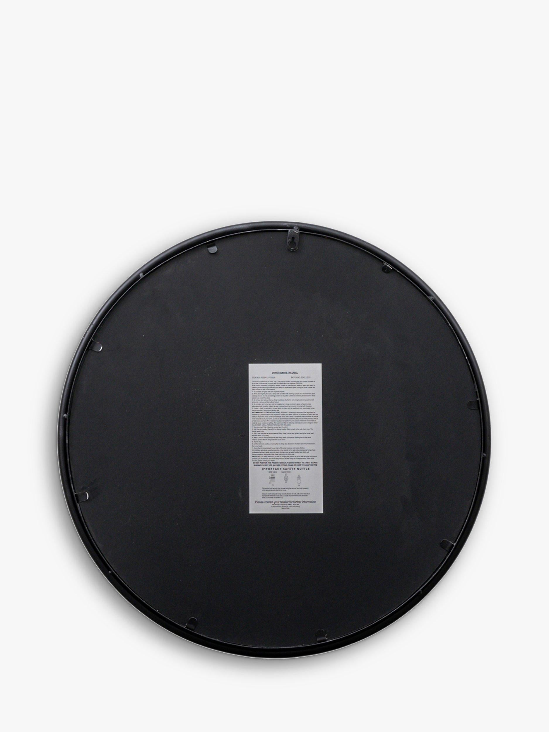 Gallery Direct Compton round wall mirror 60cm - British product