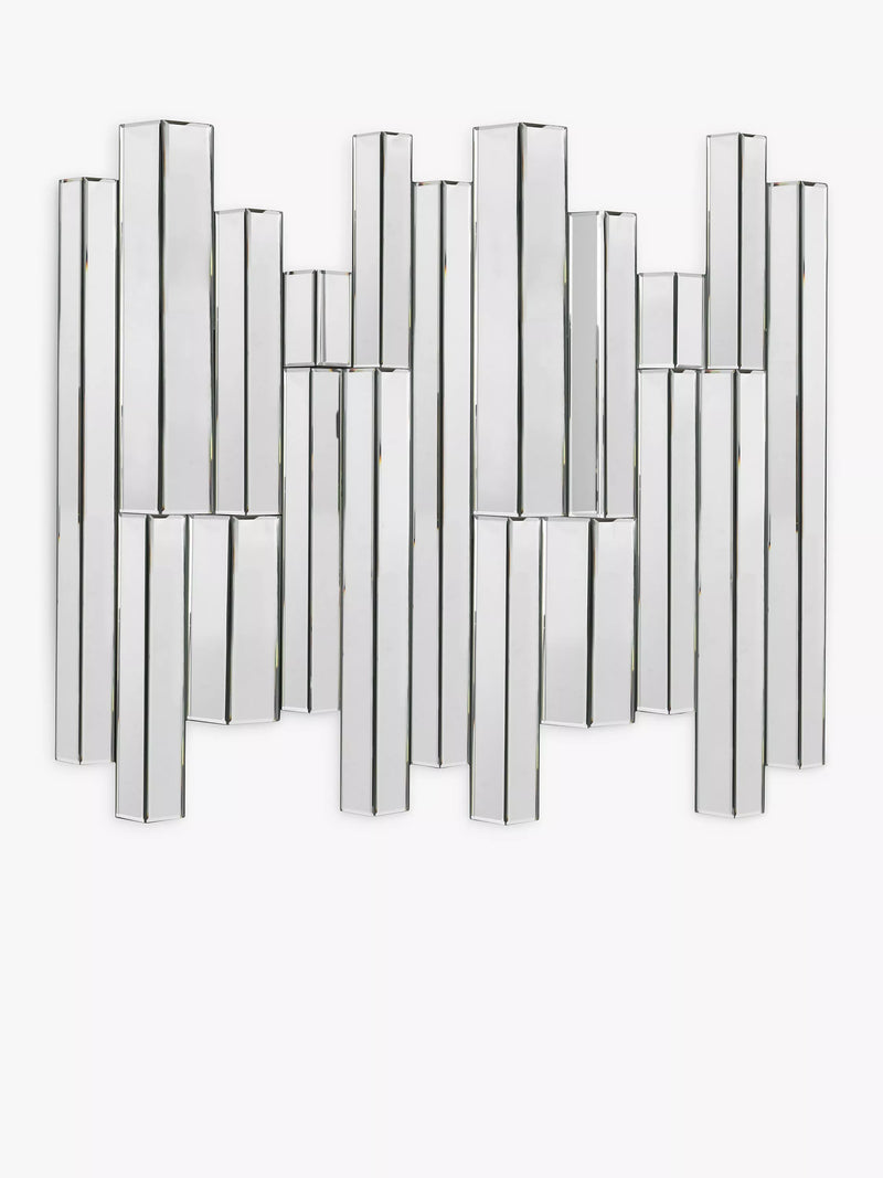 Gallery Direct Conway bevelled glass wall mirror 121.5x110cm, imported from the UK