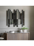 Gallery Direct Conway bevelled glass wall mirror 121.5x110cm, imported from the UK