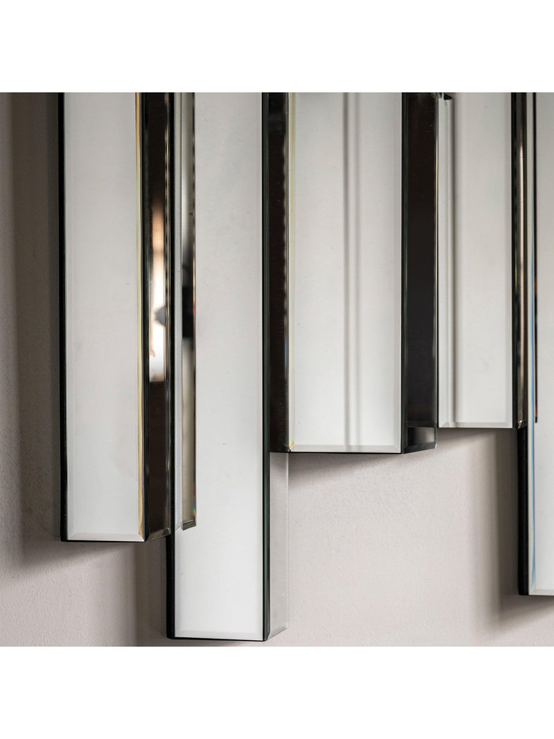 Gallery Direct Conway bevelled glass wall mirror 121.5x110cm, imported from the UK