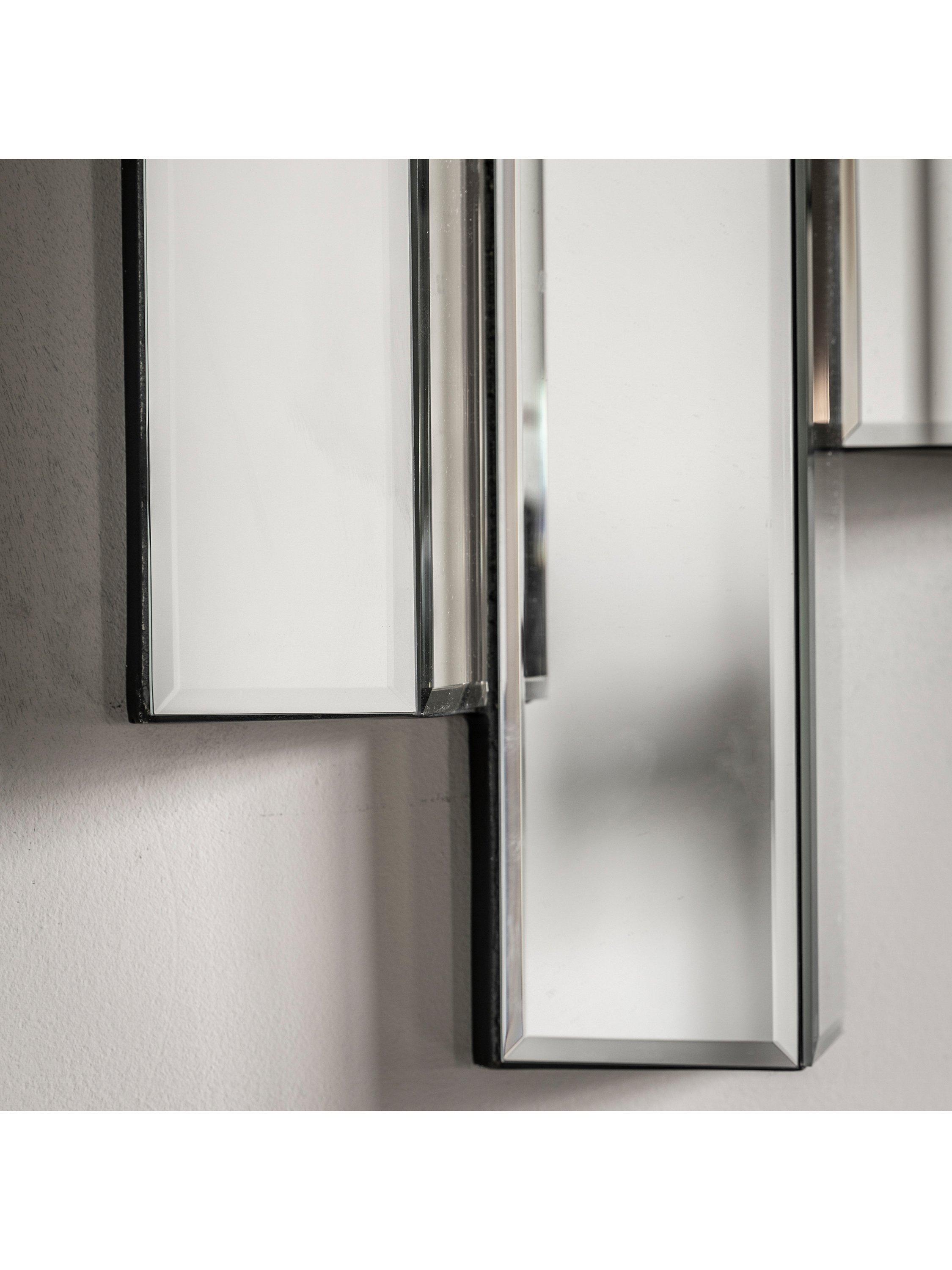 Miroir mural en verre biseauté Gallery Direct Conway 121,5x110cm, importé du Royaume-Uni