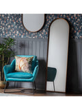 Gallery Direct Greystoke arched metal frame leaner mirror 170x50.5cm bronze, imported from the UK