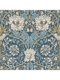 Morris & Co. Honeysuckle & Tulip wallpaper Woad/Thyme - British product