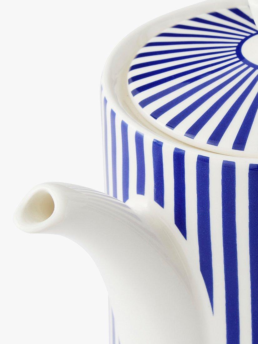 Spode teapot Steccato Narrow Stripe 1.1L, UK version