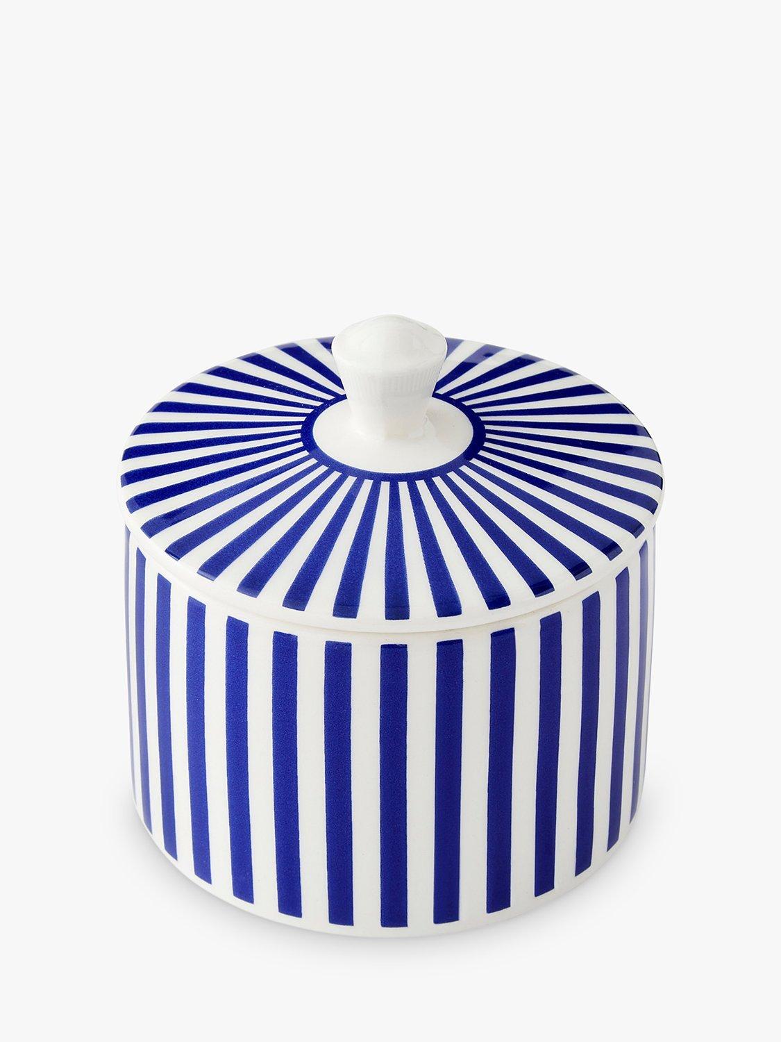 Spode blue earthenware sugar pot 280ml - British product