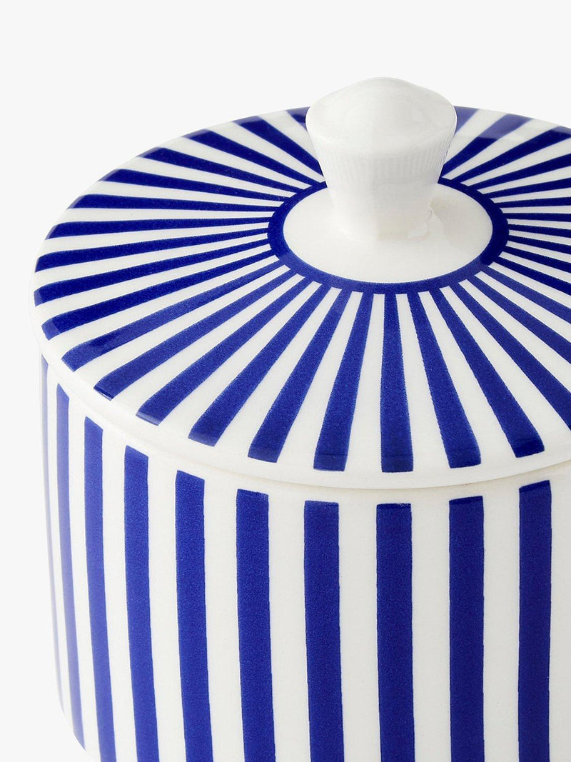 Spode blue earthenware sugar pot 280ml - British product