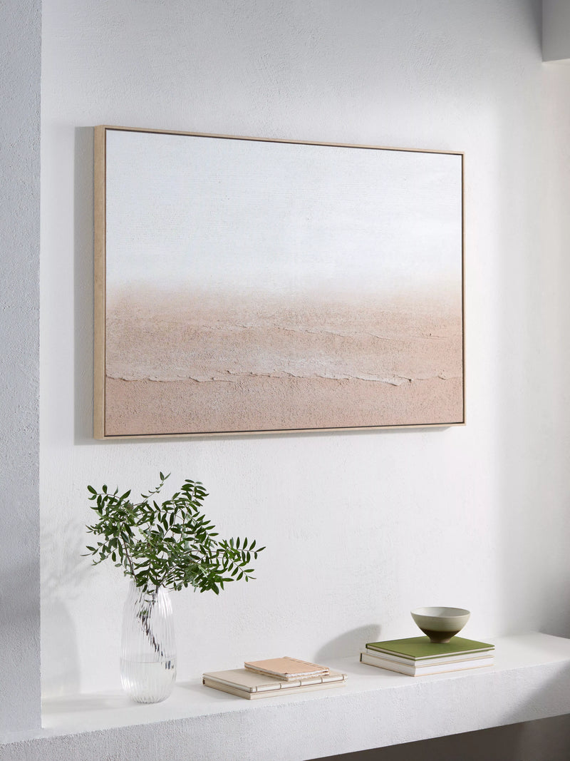 John Lewis Sandscape framed 3D canvas art Sand 80x120cm (British brand)