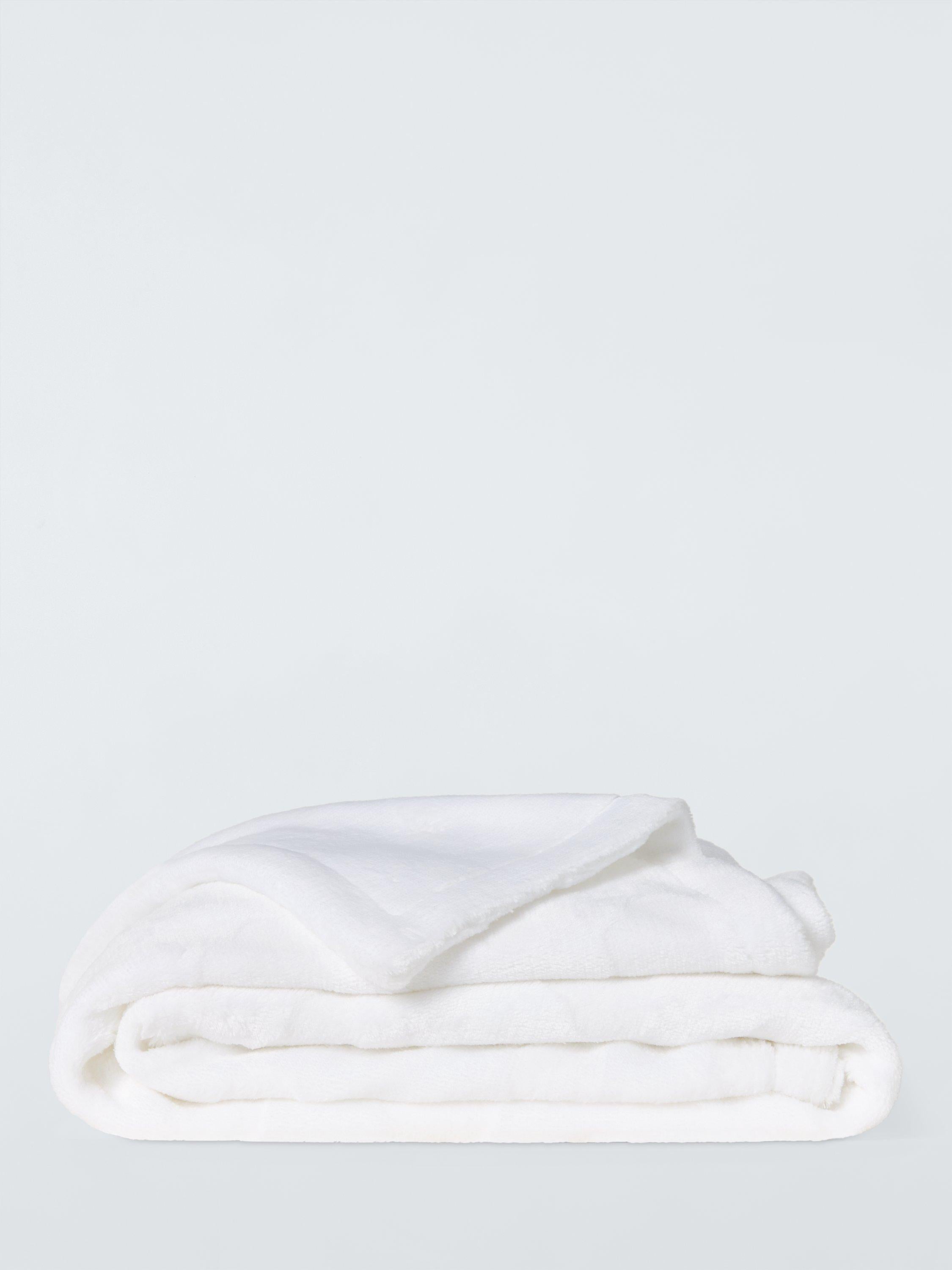 John Lewis plush baby blanket with embossed cloud design, UK version