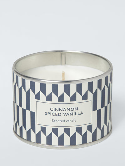 John Lewis Bougie parfumée en boîte Cannelle Vanille 147g - Achetez en ligne chez McGrocer