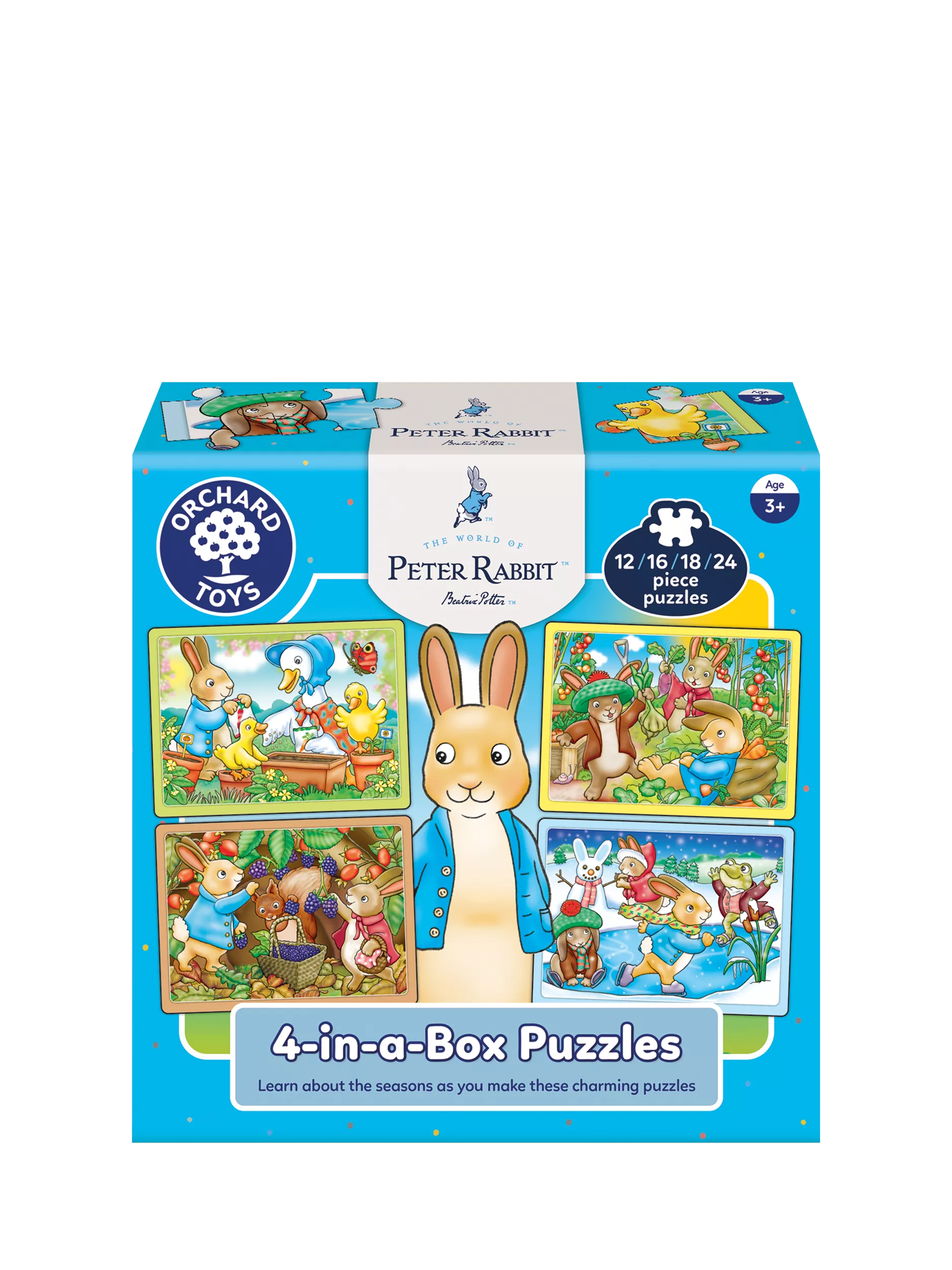 Orchard Toys Peter Rabbit 4-in-a-Box puzzles, UK version
