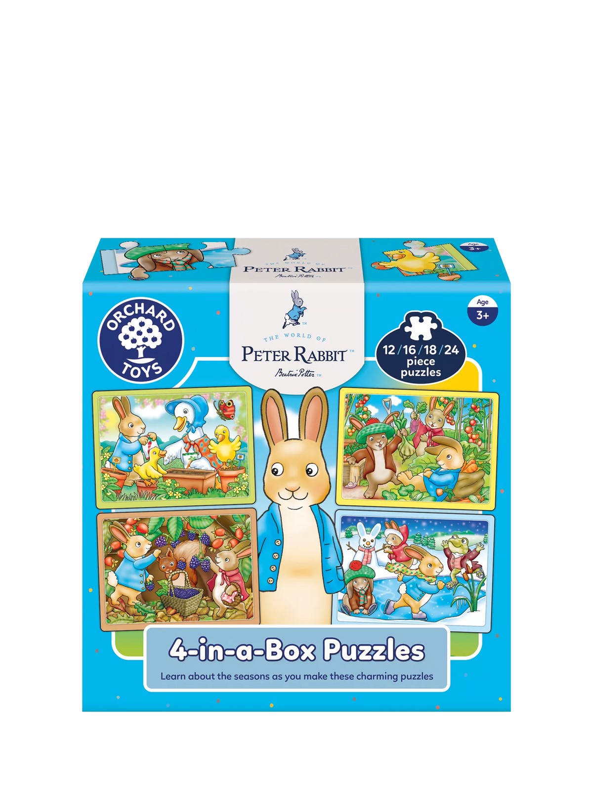 Orchard Toys Peter Rabbit 4-in-a-Box puzzles, UK version