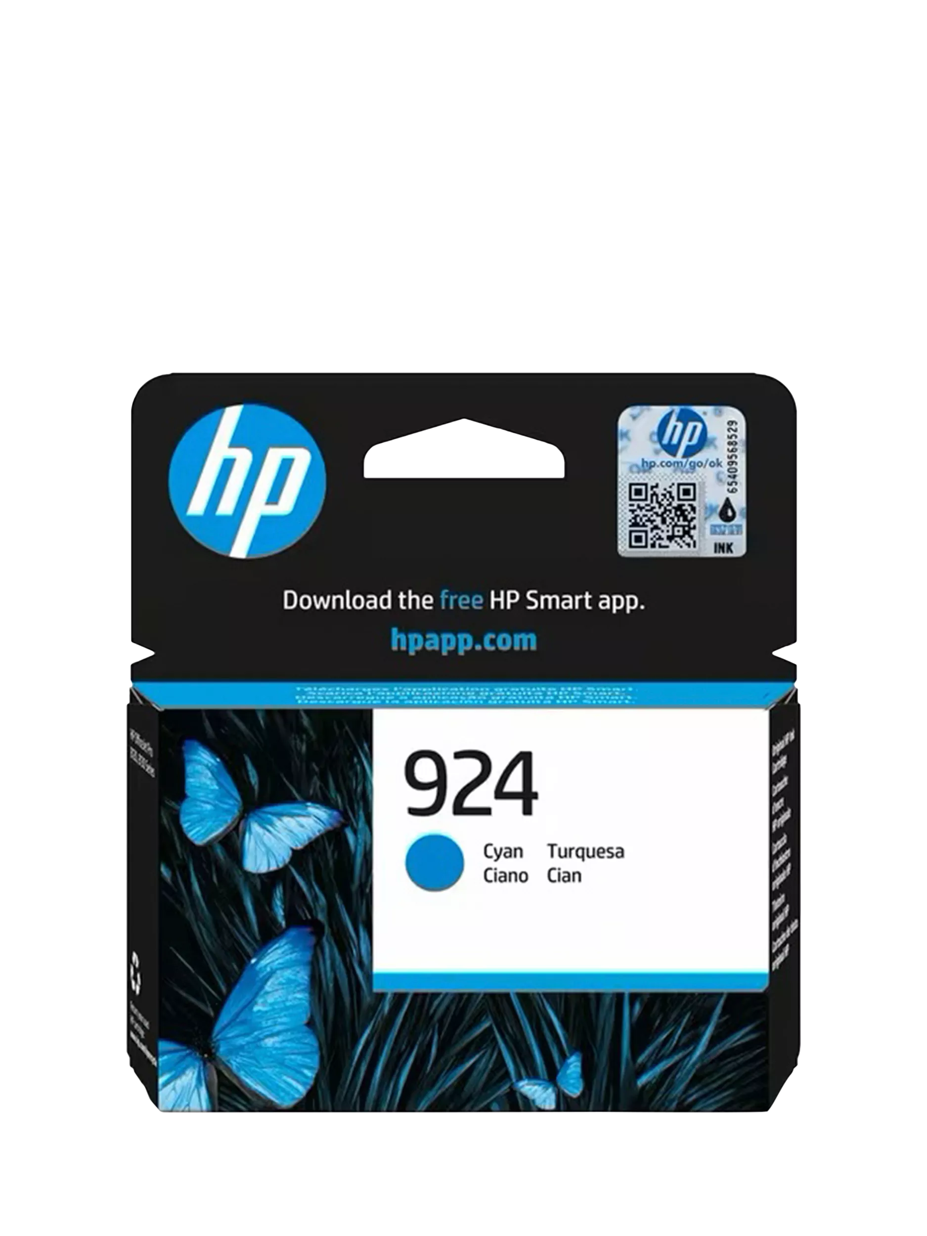HP 924 Cyan Original Tintenpatrone 400 Seiten - Britisches Produkt