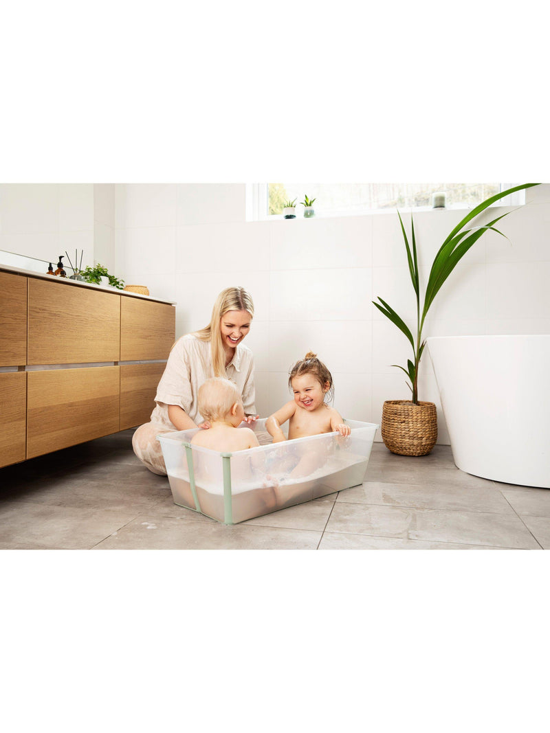 Stokke Flexi Bath baby bath with newborn support bundle (British brand)