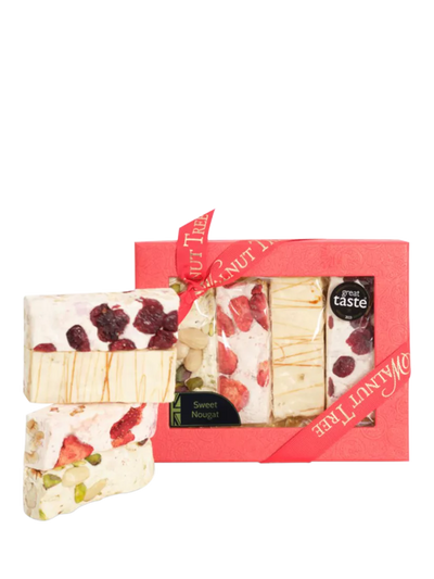 John Lewis Assorterte Nougat Barer med Karamell og Jordbær Smaker 200g- Kjøp online på McGrocer