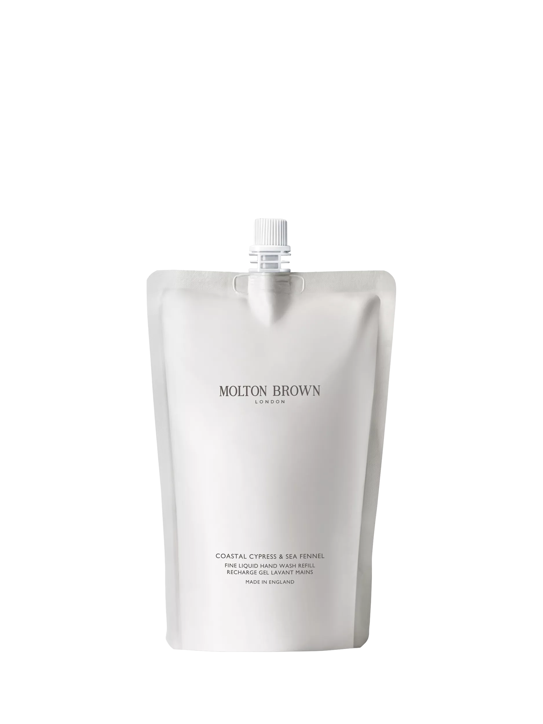 Molton Brown Coastal Cypress hand wash refill 400ml, imported from the UK