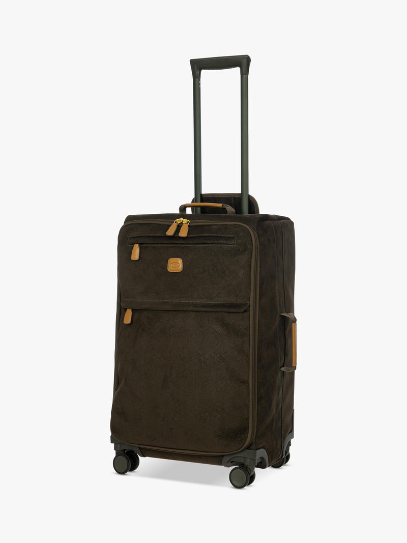 Bric's trolley suitcase faux suede 71cm, imported from the UK