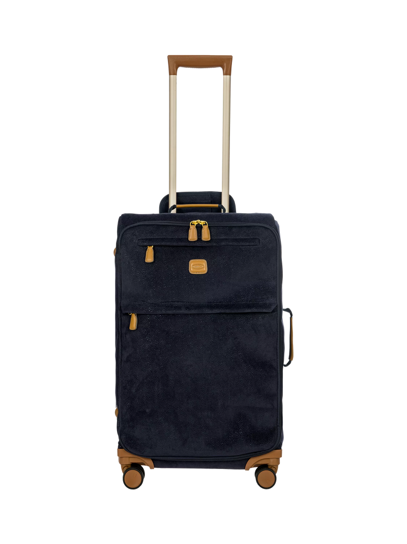 Bric's trolley suitcase faux suede 71cm, imported from the UK