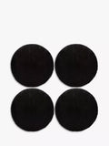 Selbrae House round slate coasters set of 4, 11cm (British brand)
