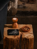 Selbrae House bee square slate coaster natural, imported from the UK