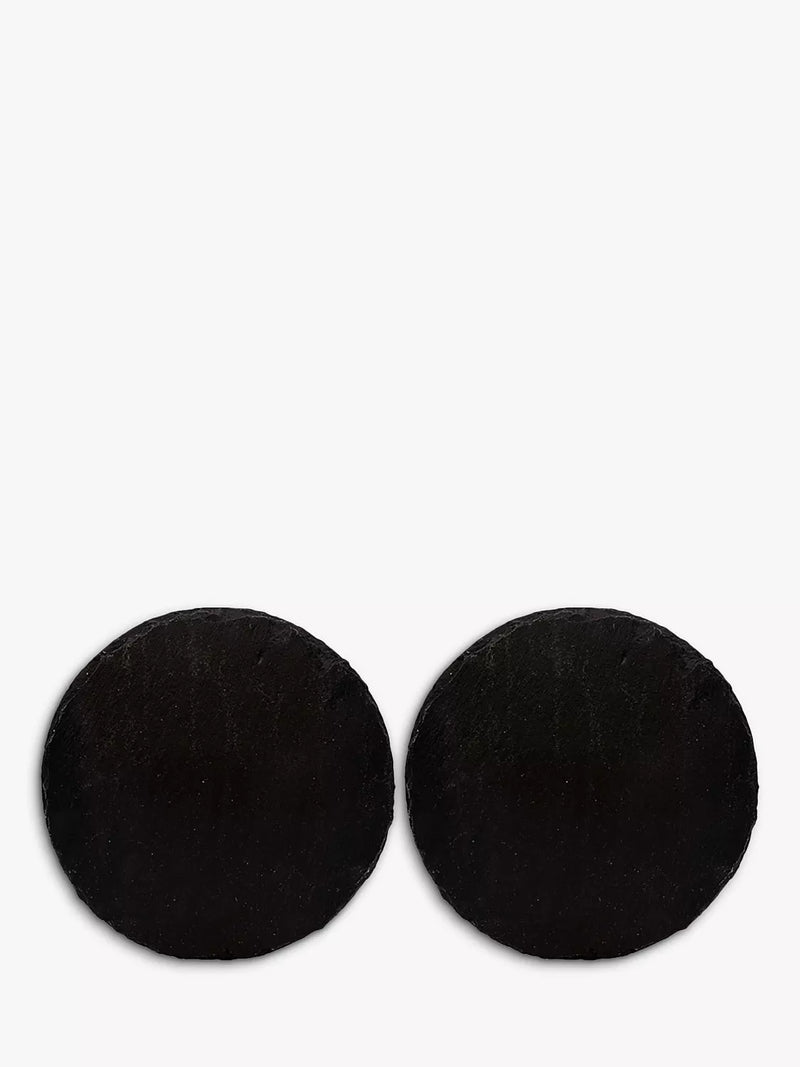 Selbrae House Round Slate Placemats, Set of 2