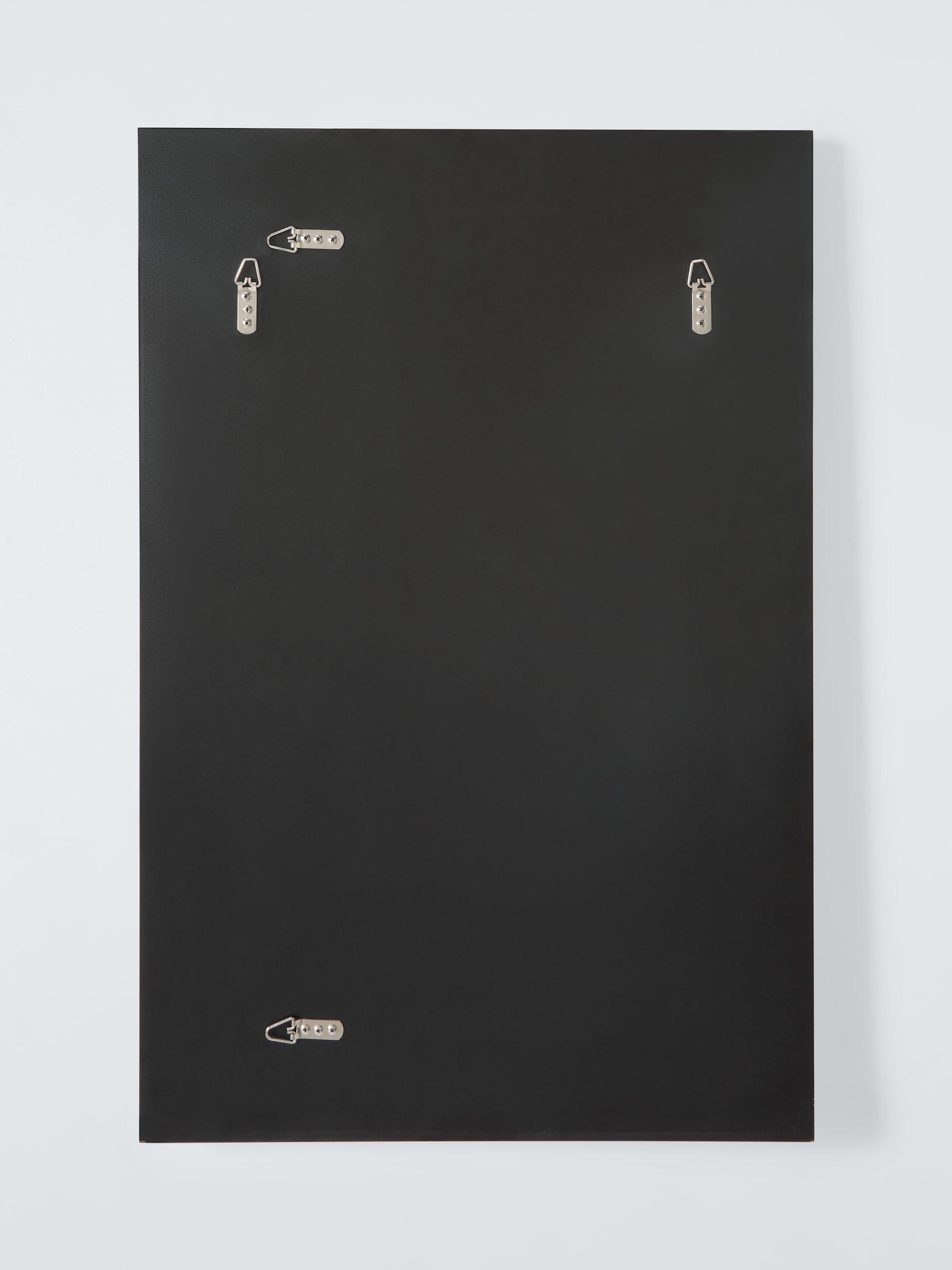 John Lewis wall mirror etched bevelled glass 90x60cm, imported from the UK