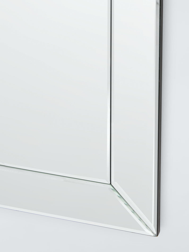 John Lewis bevelled full-length wall mirror clear 140x40cm, imported from the UK