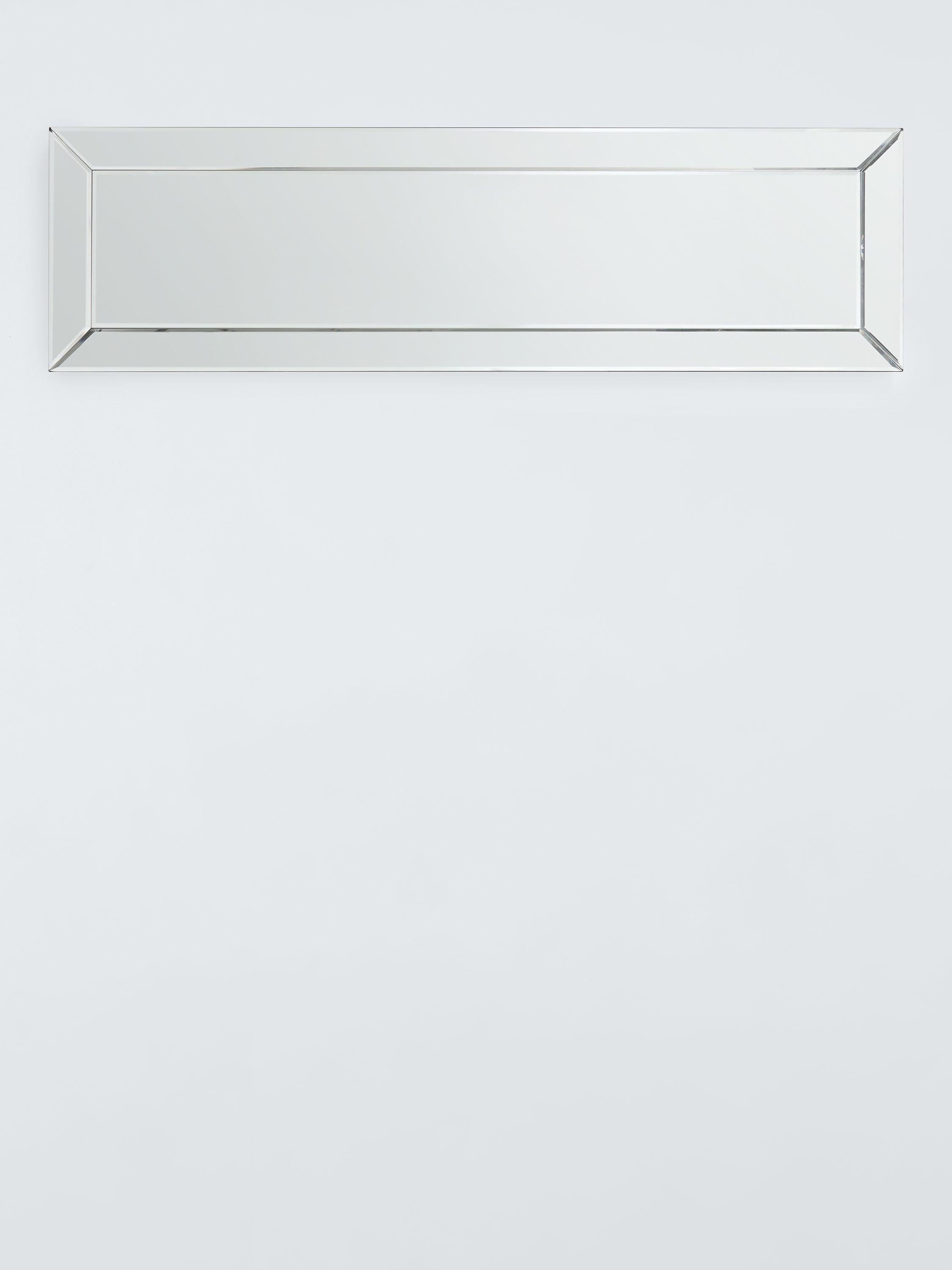 John Lewis bevelled full-length wall mirror clear 140x40cm, imported from the UK