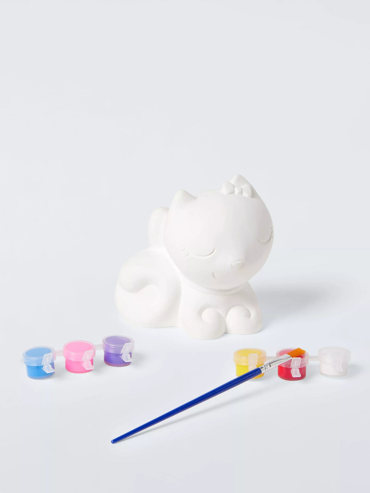 John Lewis paint your own sleepy kitty craft kit, UK version