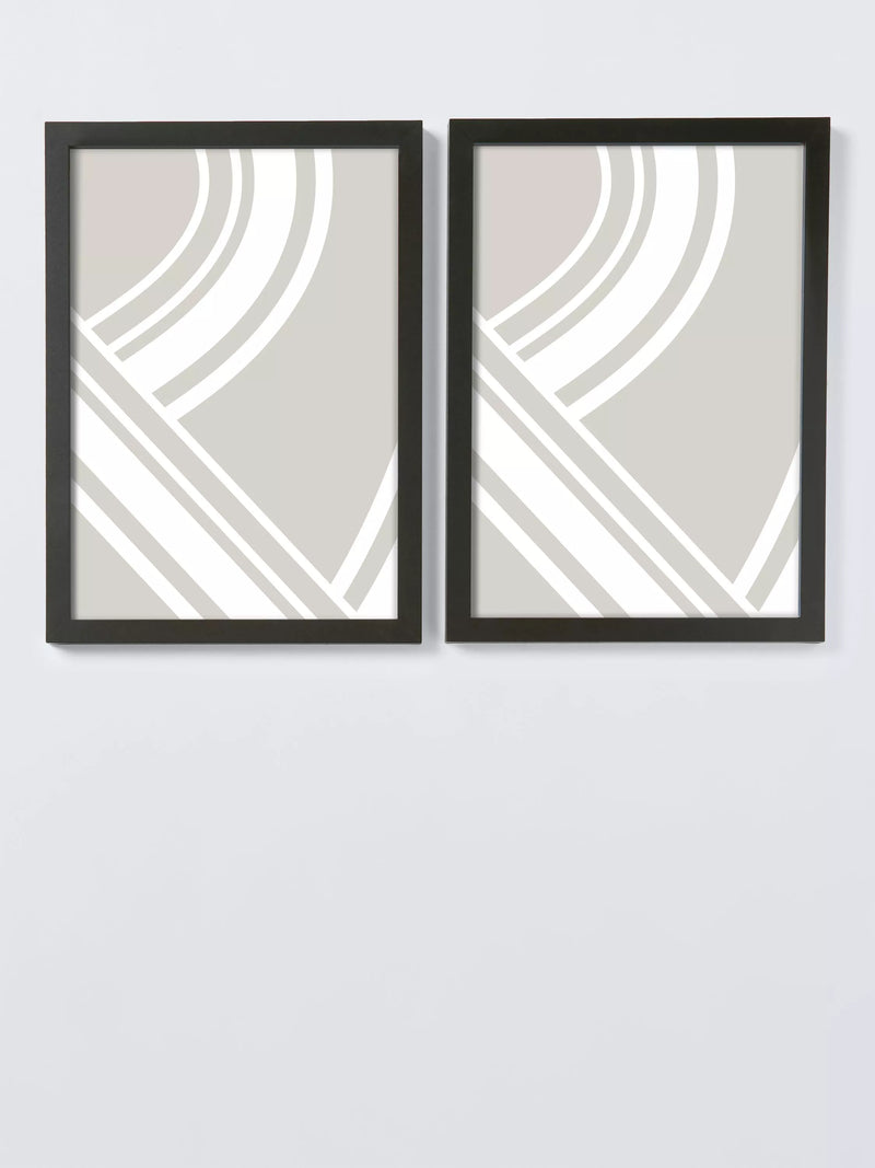John Lewis A4 poster frame set of 2 black - British product