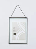 John Lewis metal hanging photo frame A4 black (British brand)