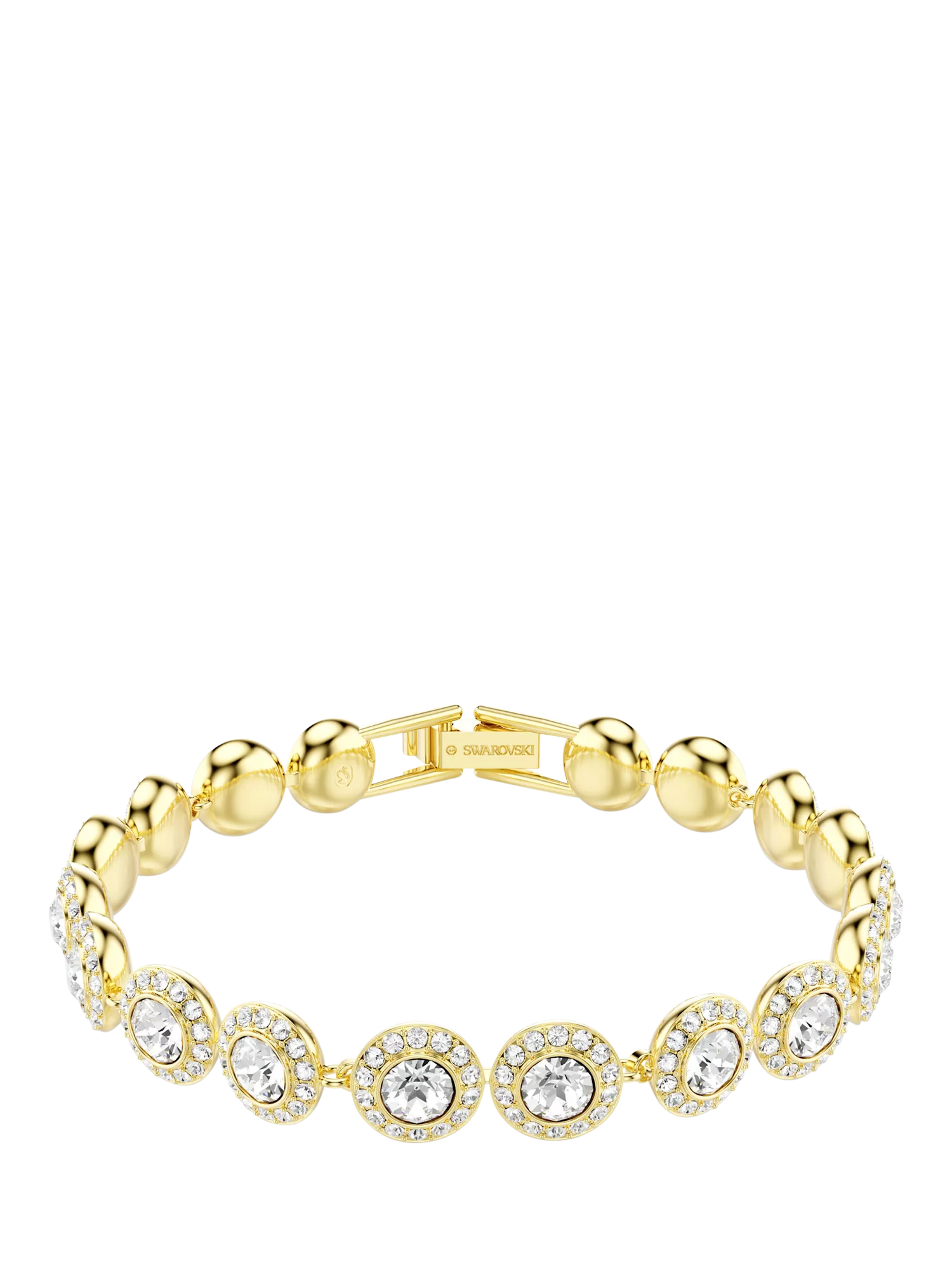 Swarovski Angel Crystal Bracelet gold shiny 16.5 cm (British brand)