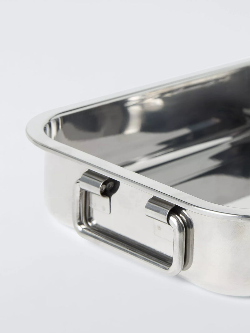 John Lewis stainless steel roasting tray 25cm - British product