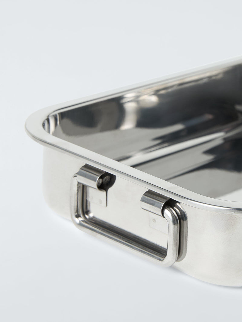 John Lewis stainless steel roasting tray 25cm - British product