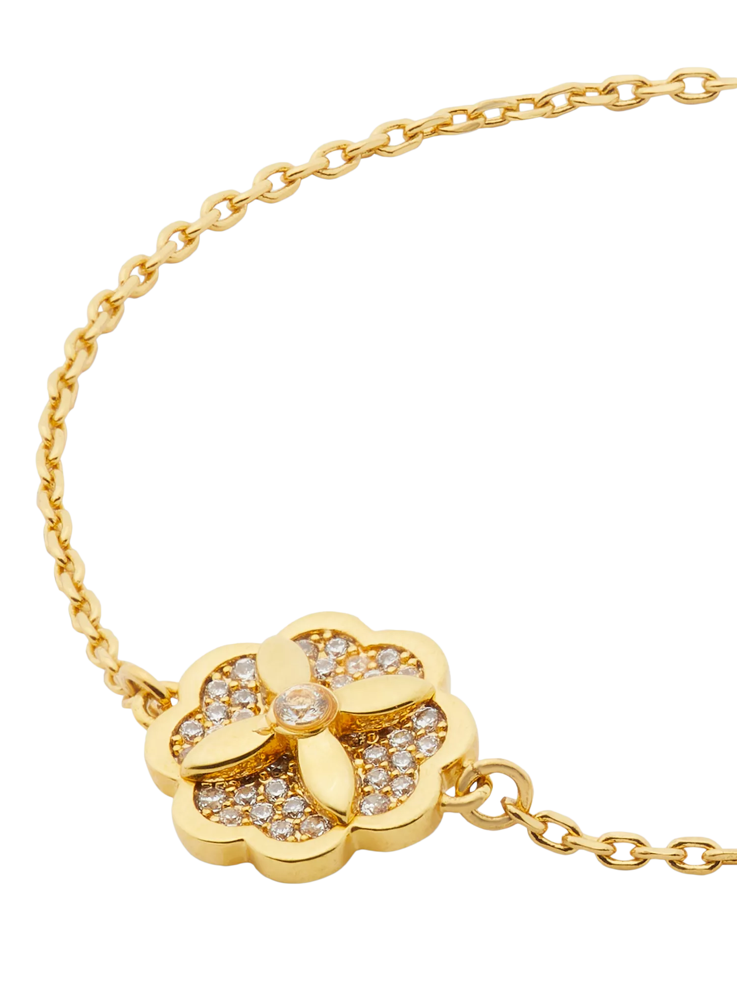 kate spade new york cubic zirconia chain bracelet - British product